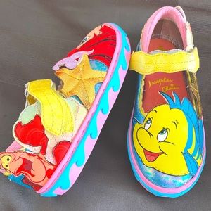 Never Worn Ariel & Flounder shoes!!